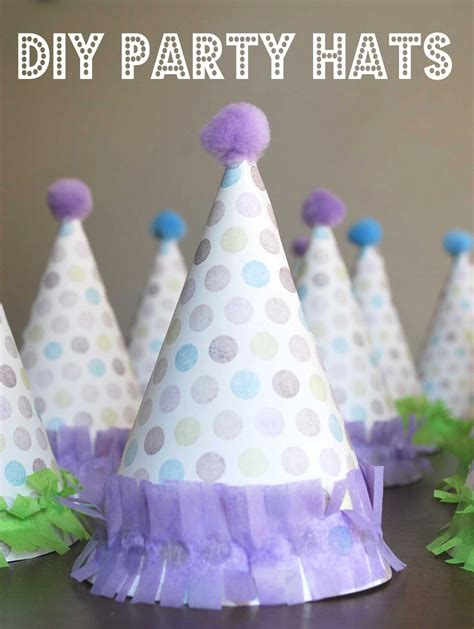 The Moody Fashionista Diy Party Hats
