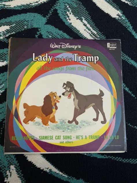 Walt Disneys Lady And The Tramp Original Soundtrack Lp 1968 Dq