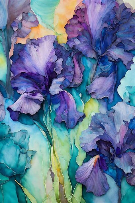 Iris Art Prints Irises Iris Art Flower Art Irises Artwork Gardener