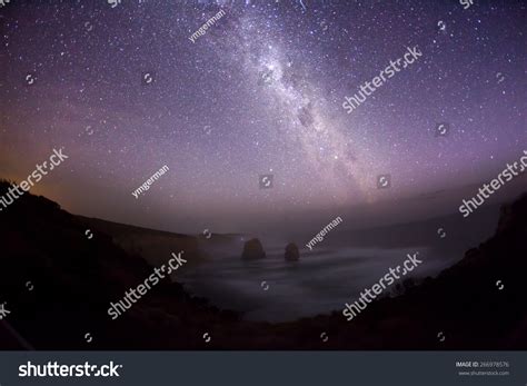 Night Sky In The Southern Hemisphere With Milky Way Taken