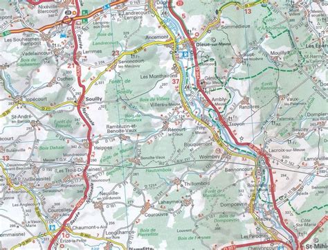 520 Franche Comte Michelin Regional Map 2023 Sale 3