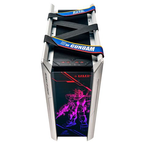 Gabinete Gamer Asus GX ROG STRIX HELIOS GUNDAM EDITION RGB Aura Sync