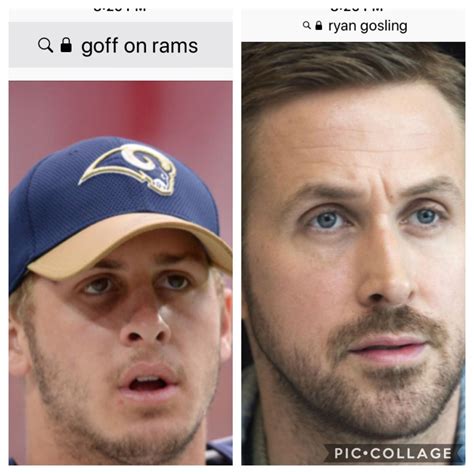 Jared Goff And Ryan Gosling Share A Similar Appearance