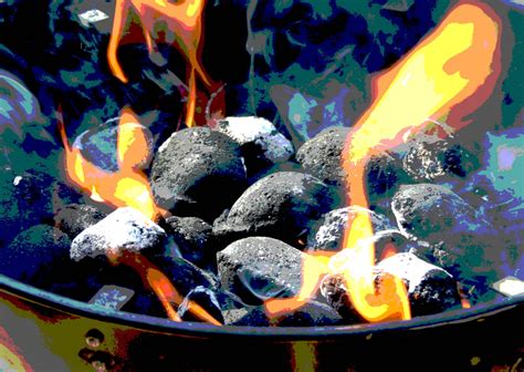 Posterized Burning Fire Free Stock Photo Public Domain Pictures