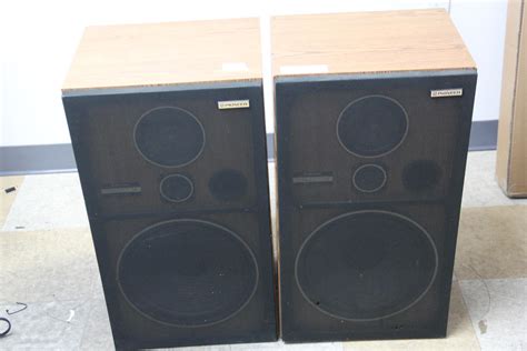 Pair Of Vintage Pioneer Cs G303 3 Way 100w Audio Floor Standing Stereo