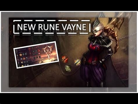 NEW RUNE VAYNE MONTAGE SEASON 8 YouTube