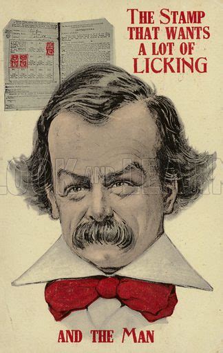 Caricature Of David Lloyd George Stock Image Look And Learn