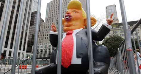 Trump Rat Giant Inflatable Balloon Visits Washington D C