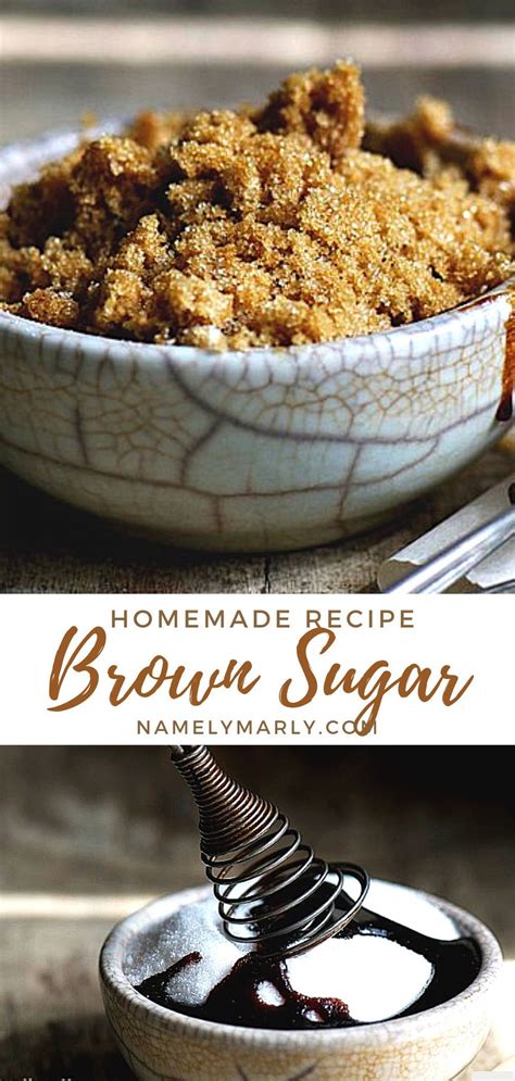 How To Make Homemade Brown Sugar With Two Ingredients Namely Marly