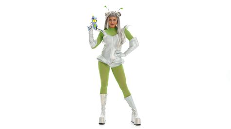 galactic alien babe costume for women