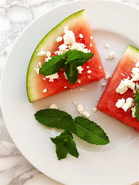 Watermelon Wedges With Feta And Fresh Mint Watermelon Wedge Watermelon