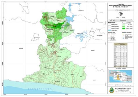 Peta Ktmdu Cabang Kabupaten Cianjur Bapenda Jabar