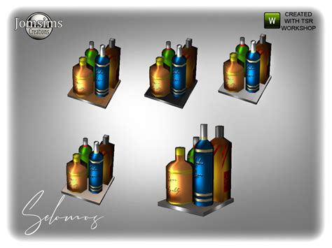 The Sims Resource Selomos Garden Tray Bottles