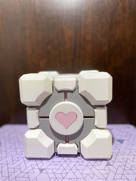 Portal Weighted Companion Cube Etsy India