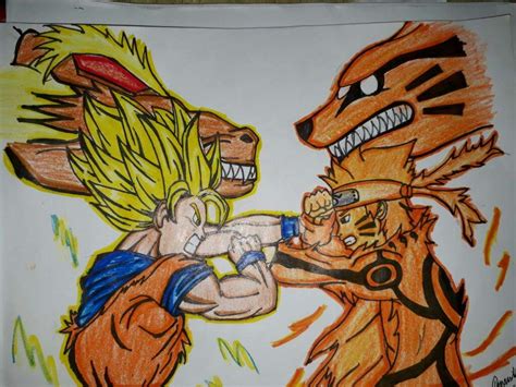 Goku Vs Naruto Drawing Images And Photos Finder