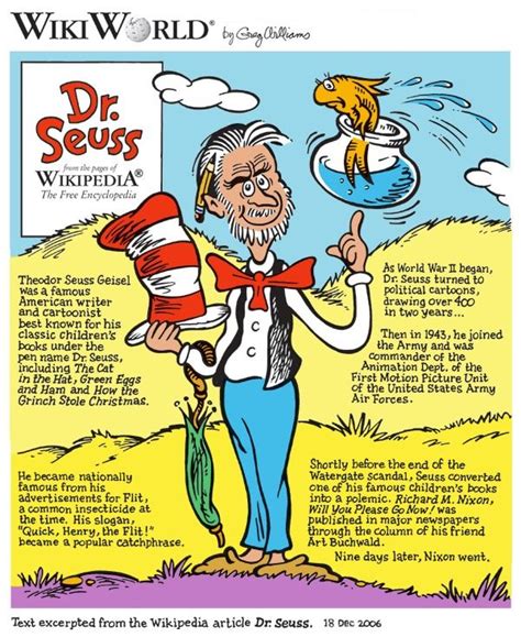 Dr Seuss Fun Facts From Wiki World In 2024 Dr Seuss Dr Seuss Books