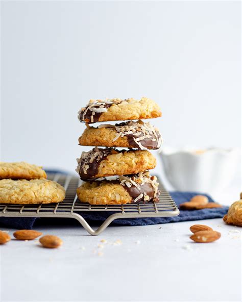 Coconut Almond Cookies Recipe Almond Joy Cookies Coconut Cookies