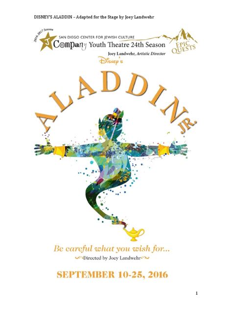 Aladdin Updated Script Works Based On Fairy Tales Disney Franchises