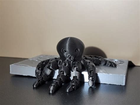 3d Printed Articulated Octopus Moveable Made In Usa Etsy