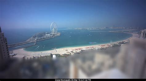 Webcam Dubai Marina Jumeirah Dubai Beaches Live Weather Streaming Web