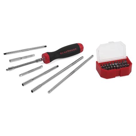 Gearwrench Ratcheting Screwdriver Set 39 Per Pack 8939 The Home Depot