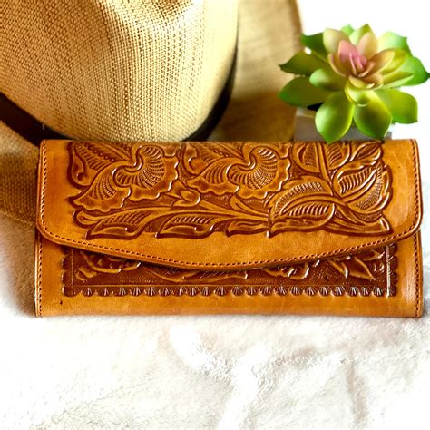 Leather Tooled Wallets For Women Keweenaw Bay Indian Community