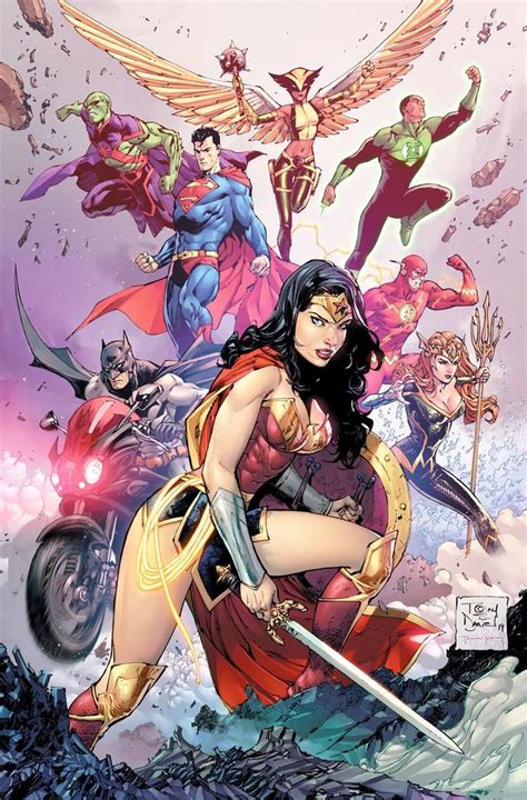 Artist Of The Week Tony S Daniel Wonder Woman The Justice League