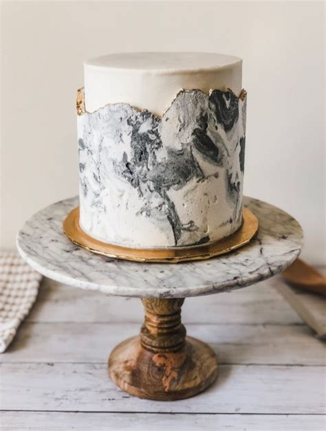 Need Some New Cake Inspiration This Marble Buttercream Cake Is Made