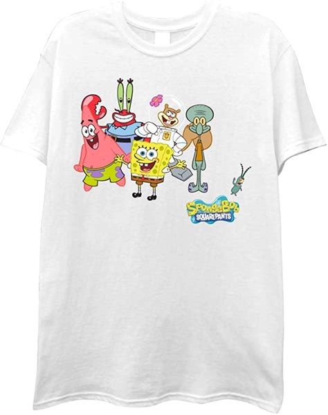 Mens Spongebob Squarepants Shirt Spongebob Tee Classic Swag T Shirt