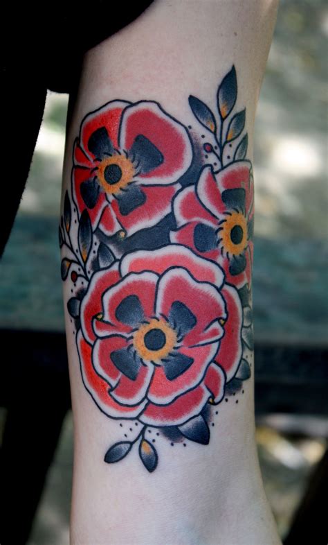 Myke Chambers Watercolor Poppy Tattoo Red Poppy Tattoo Poppy Flower