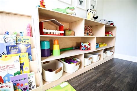 Buy Diy Montessori Toy Shelf Woodworking Pdf Plans Printable Online In