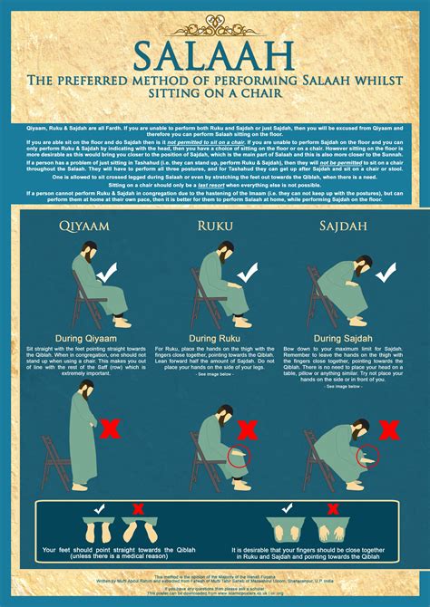 There are numbers of hadith and verses emphasize the significance of invoking allah almighty by solicitation and prayers in the darkest nights. Educational Islamic Posters - How to pray while sitting ...