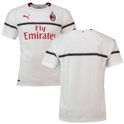 Find all the kits, jerseys, shirts, training gear, stadium jackets, and more. AC Milan Puma 2018/19 Away Replica Jersey - White
