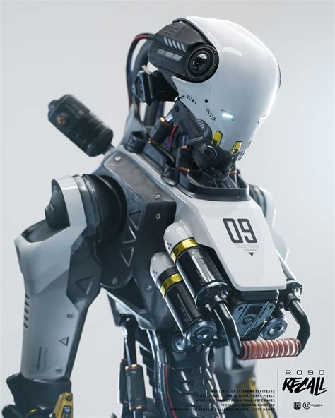 Artstation Roborecall Magazine Covers Jerome Platteaux Robot