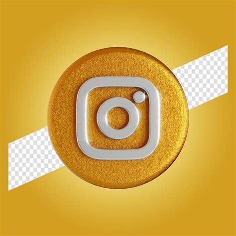 Premium Psd Instagram Logo Application 3d Render Illustration Isolated