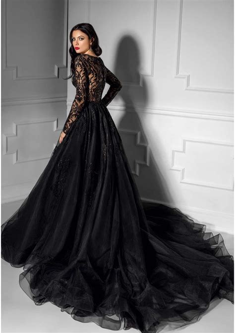 Wedding Dress Black Lacy Wedding Dresses Black Bridal Dresses Lace