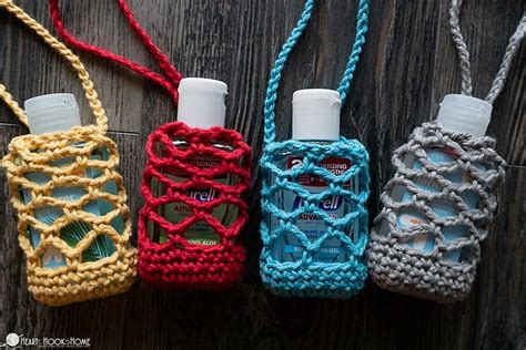 10 Free Crochet Hand Sanitizer Holder Patterns