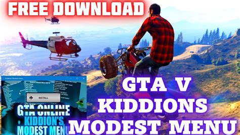 Undetected Gta 5 Online Kiddions Mod Menu Free Download Youtube