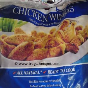 These chicken wings are deliciously gooey and saucy! Costco: Kirkland Signature Chicken Wings