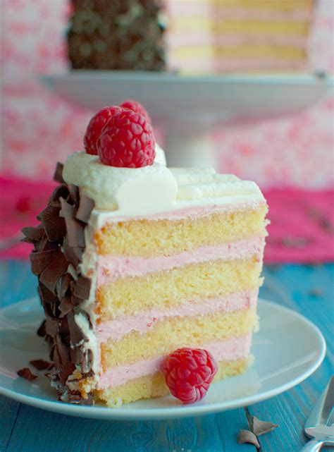 Raspberry Buttercream Cake The Tough Cookie