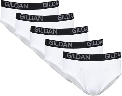 Gildan Men S Underwear Cotton Stretch Briefs 5 Pack Buy Online At