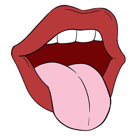 How To Draw Lips With Tongue Sticking Out Lipstutorial Org