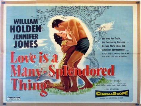 Love Is A Many Splendored Thing Movie Poster Love Is A Many