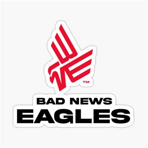 Bad News Eagles Sticker For Sale By Krokodajll Redbubble