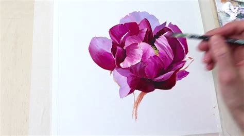 Simple Flower Oil Painting Tutorial Youtube