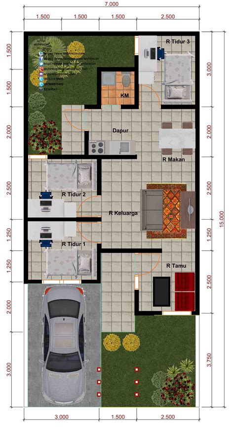 Perumahan minimalis di tangerang ini umumnya berukuran 27 m², ukuran yang cocok kamu yang akan berkeluarga ataupun buat kamu yang masih single. Desain Perumahan Minimalis Perumahan Graha Purwosari Regency - Type 55 Denah | Denah rumah ...