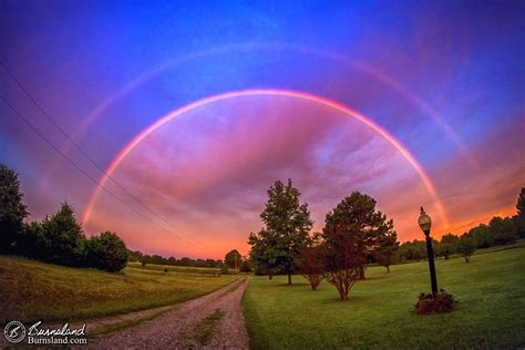 A Full Double Rainbow Burnsland Photography And Art Rainbows