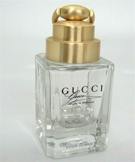 Gucci Made To Measure Pour Homme Mens Empty Cologne Bottle 16 Oz Size