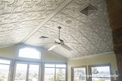 When decorating, don't overlook your ceiling. Alexandria Ceiling- Silver