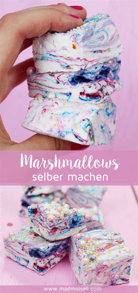 Marshmallows Selber Machen Einfaches Marshmallow Rezept Im Einhorn